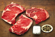 Load image into Gallery viewer, Beef Rib Eye 13-15up $ 12.45 per LB
