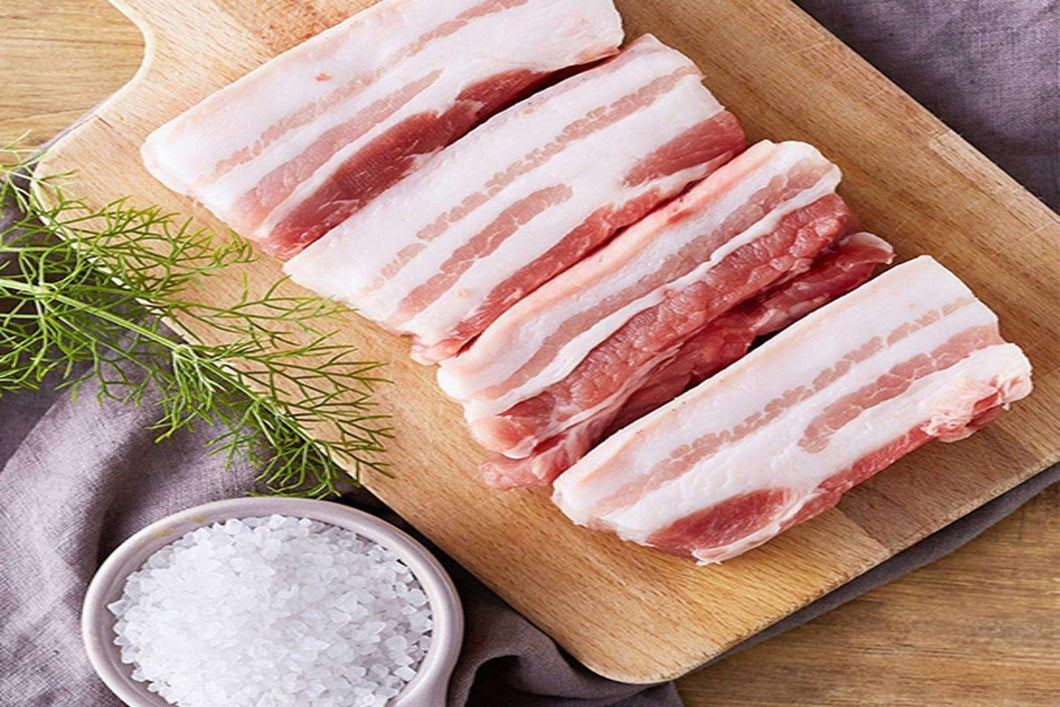 Pork Belly Skin on 带皮五花肉 $4.79 / 磅, 切块$5.29 /磅